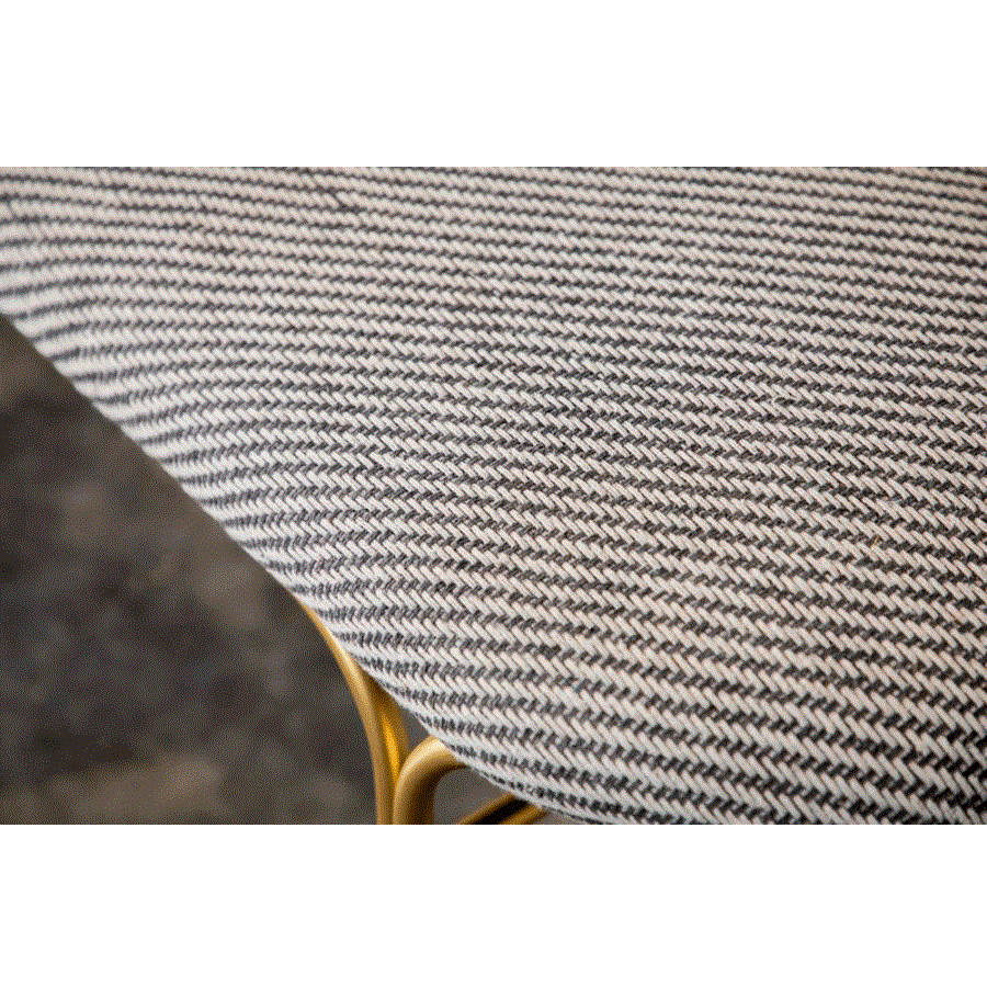 Banca Accent Gris con Dorado